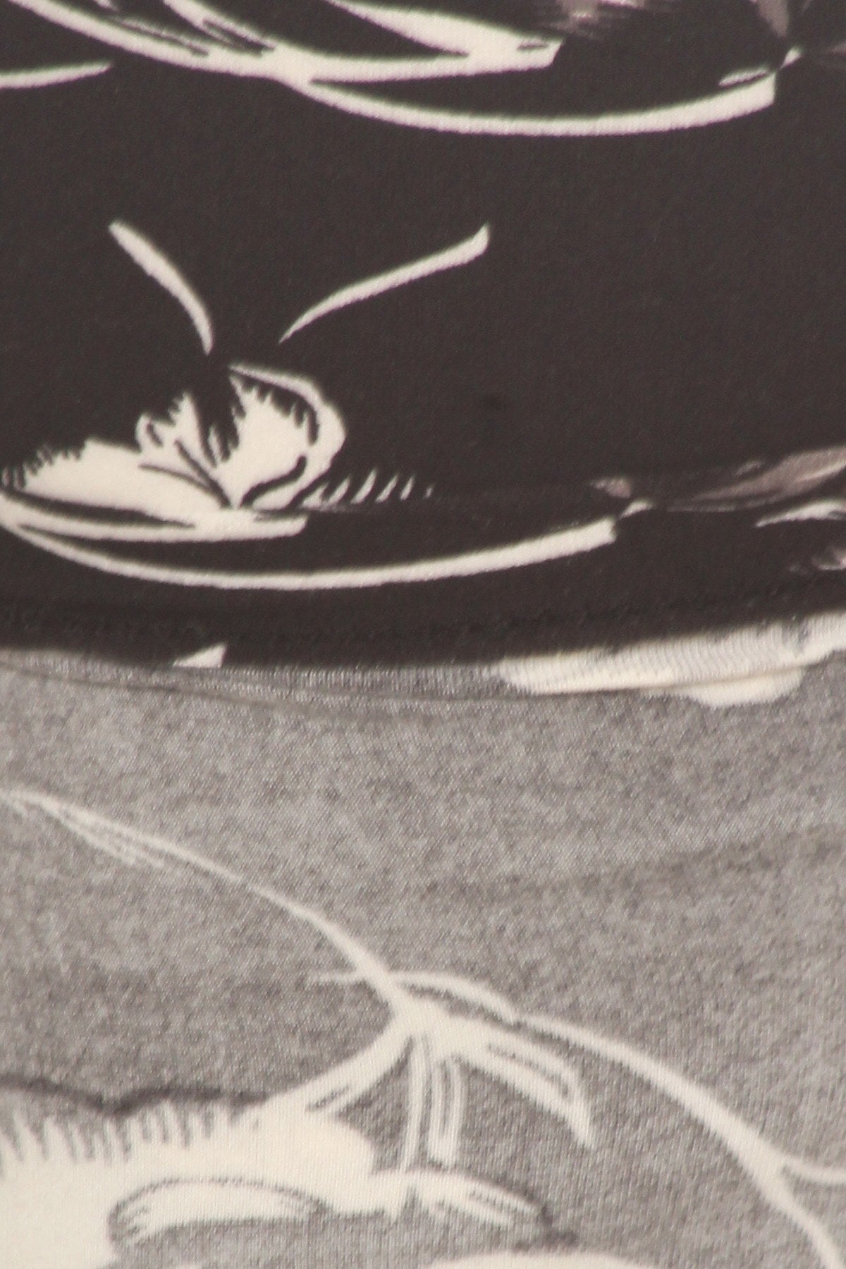 Black Print Leggings