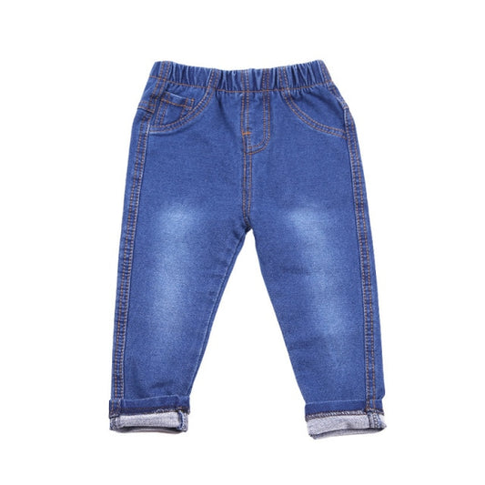 Denim Solid Color Baby Jeans