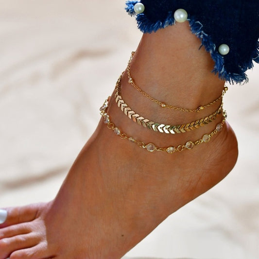 Summer Multi Style Fashion Anklets