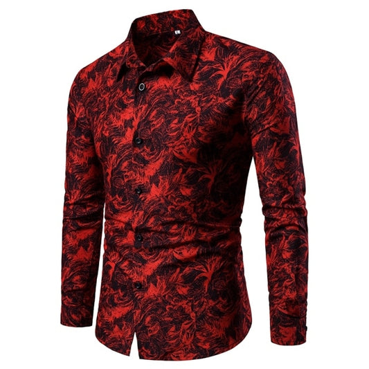 Casual Print Long Sleeve Shirt