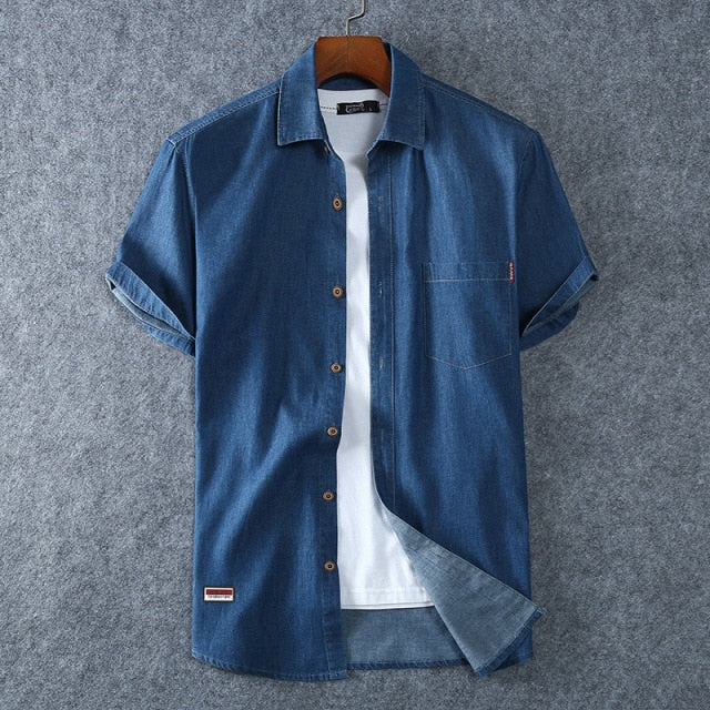 Cotton Short Sleeve Denim