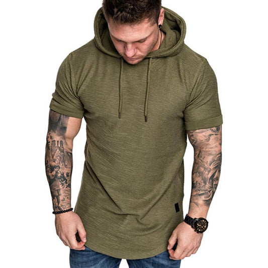 Men s Hoodies Sweat shirts Short Sleeve Men Hoodies