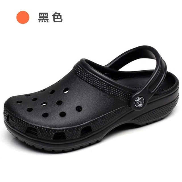 Solid Color Clog Sandals