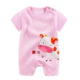 Colorful Baby Short Sleeve Romper