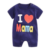 Colorful Baby Short Sleeve Romper