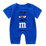 Colorful Baby Short Sleeve Romper