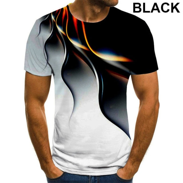 Lightning 3D Printed T-Shirt