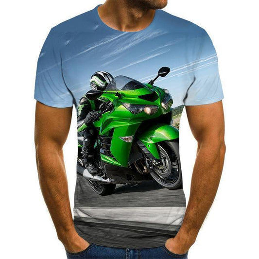 Cool Racing 3D Print T -Shirt