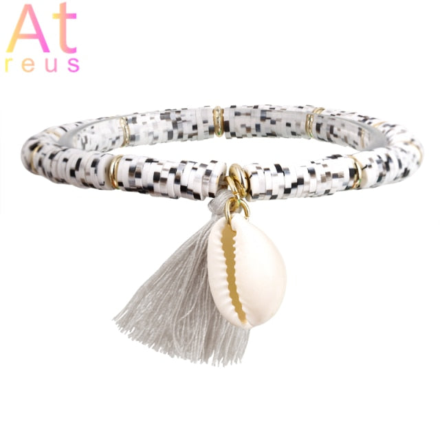 Multicolor Tassel Anklet