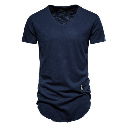 Cotton Brand Solid Color T-Shirt