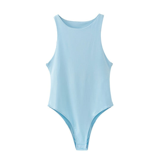 Summer Solid Color Body Suit