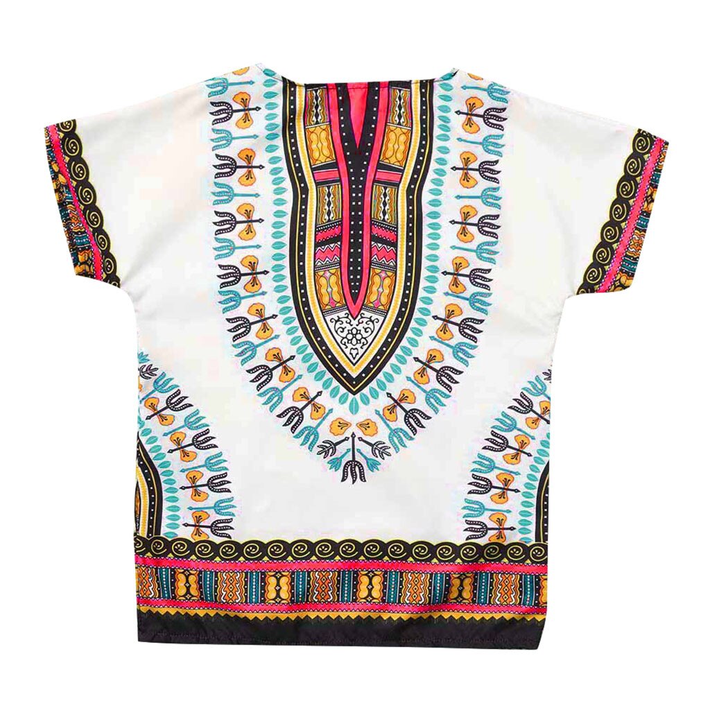 Unisex Short Sleeve African Dashiki