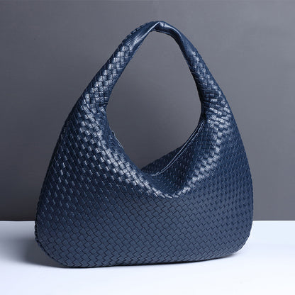 Crescent Shaped Women's Hand Woven Fashionable Single Shoulder Armpit Bag