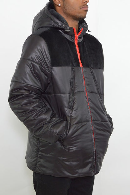 MENS PADDED PUFFER JACKET