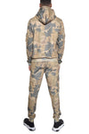 FULL CAMO HOODIE COTTON JOGGING SUIT