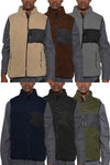 Padded Sherpa Fleece Vest