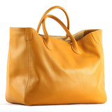 Luxury Soft Leather Women's Oversized Large Capacity Handbags
