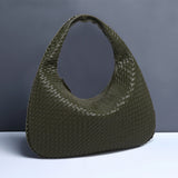 Crescent Shaped Women's Hand Woven Fashionable Single Shoulder Armpit Bag