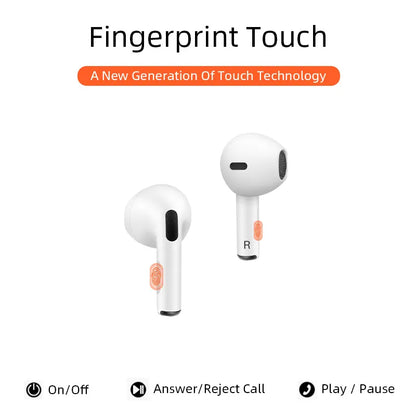 Android & Apple iPhone Headphones - Air Pro 6 TWS Wireless Bluetooth Earphones