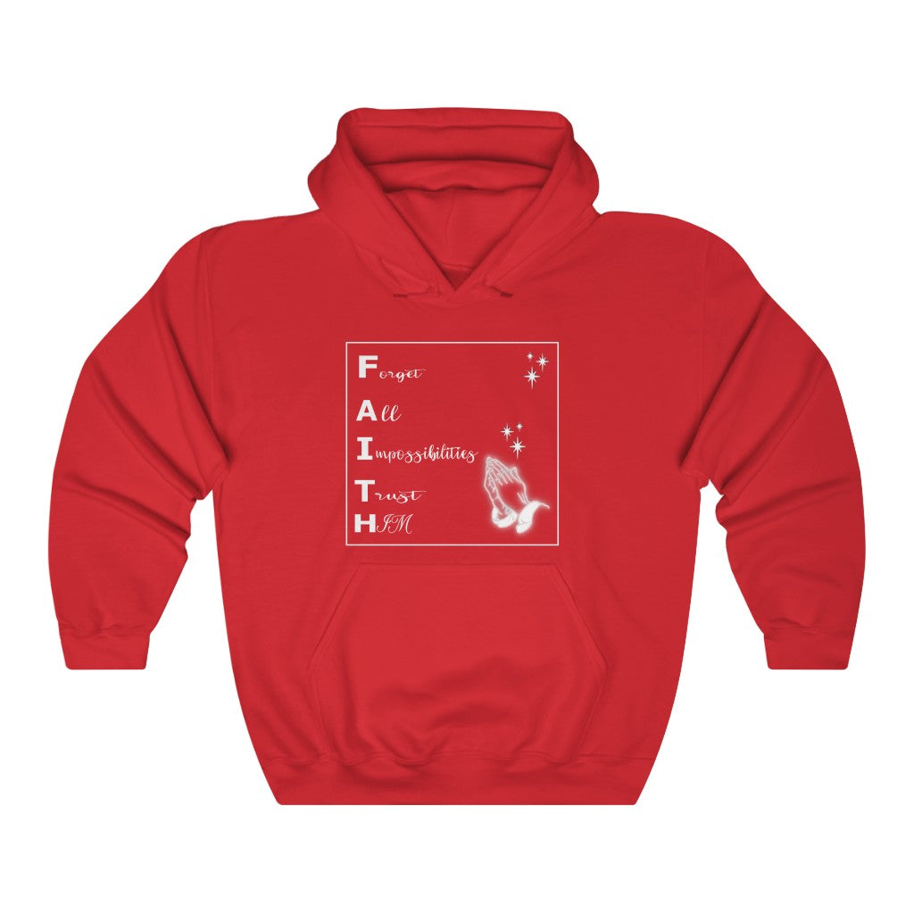 Unisex Hooded FAITH Sweatshirt