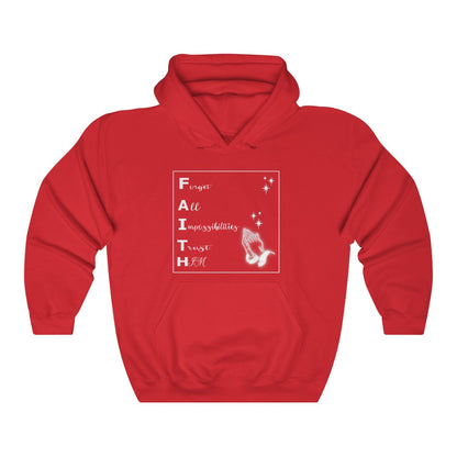 Unisex Hooded FAITH Sweatshirt