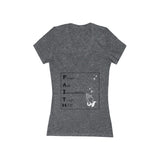Deep V-Neck Faith Tee