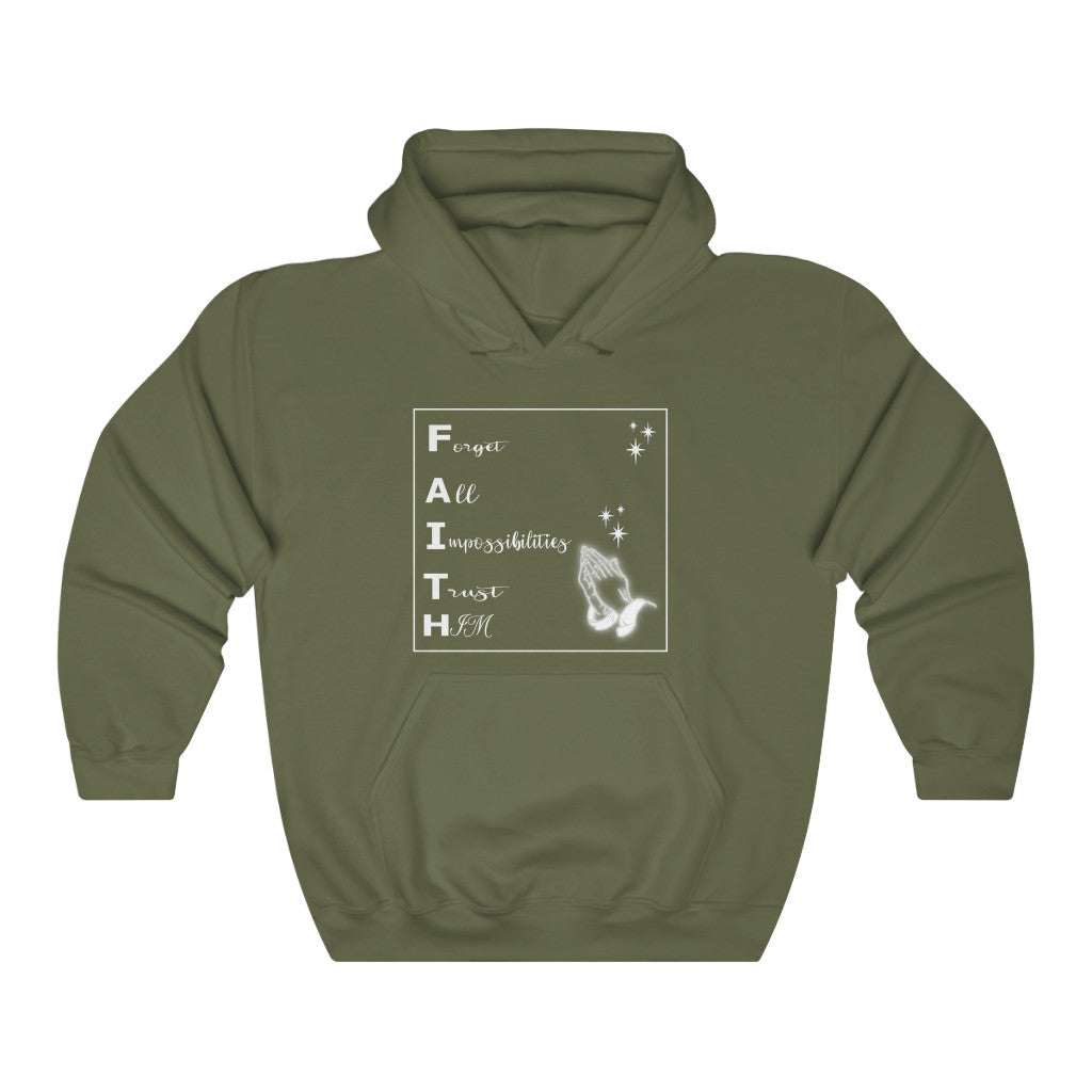 Unisex Hooded FAITH Sweatshirt
