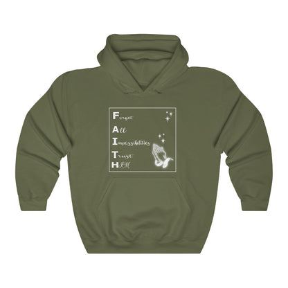 Unisex Hooded FAITH Sweatshirt