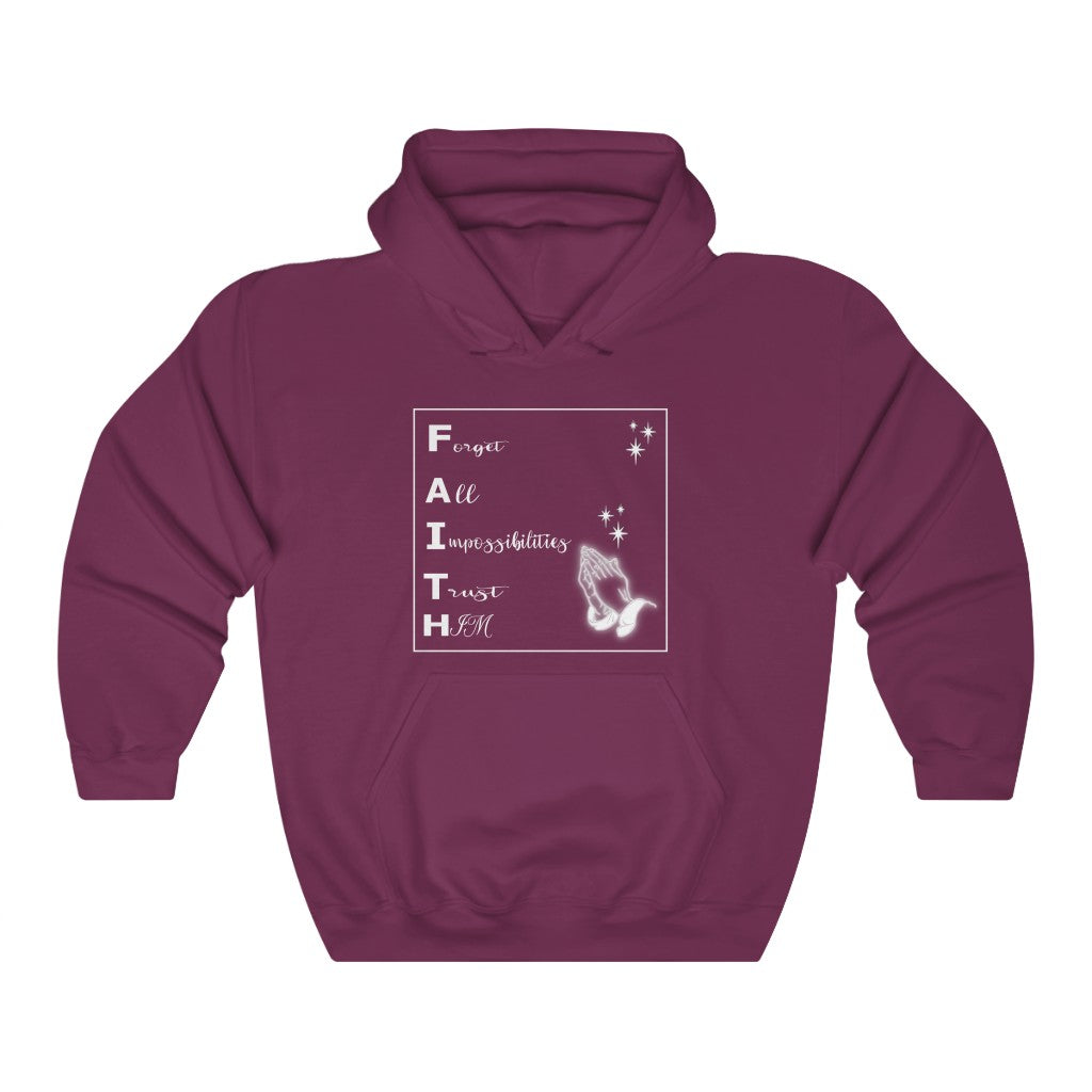 Unisex Hooded FAITH Sweatshirt