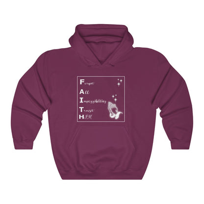 Unisex Hooded FAITH Sweatshirt