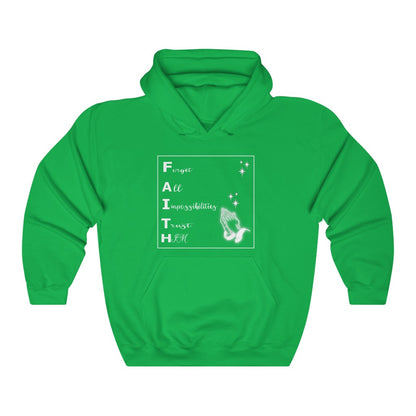 Unisex Hooded FAITH Sweatshirt