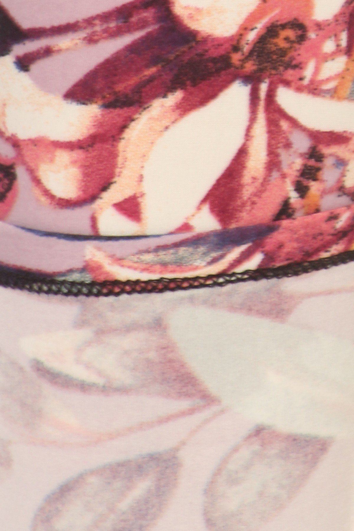 Floral Printed High Waisted Knit Leggings