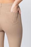 Tan Knit Twill Jeggings