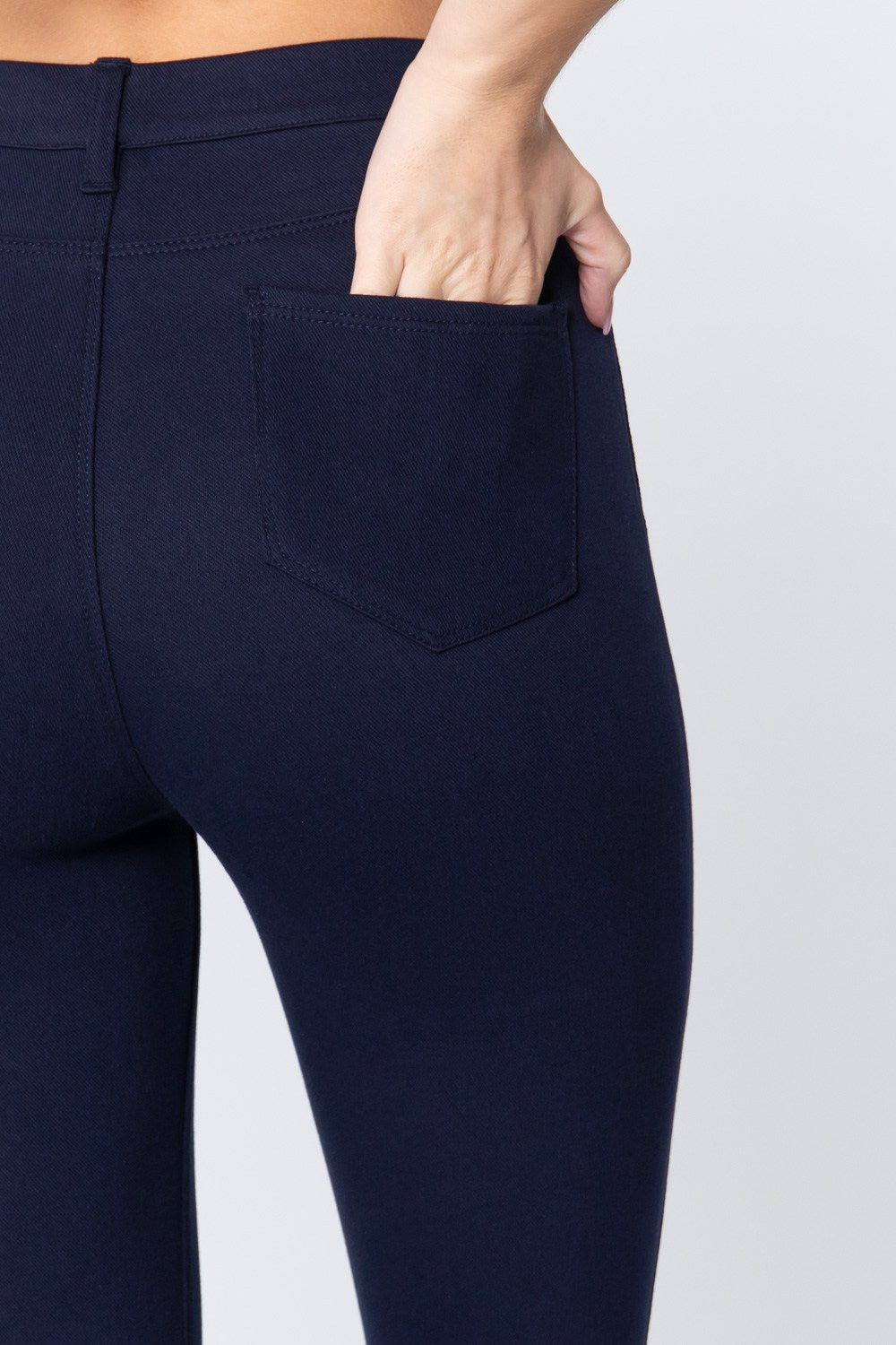 Blue Twill Jeggings