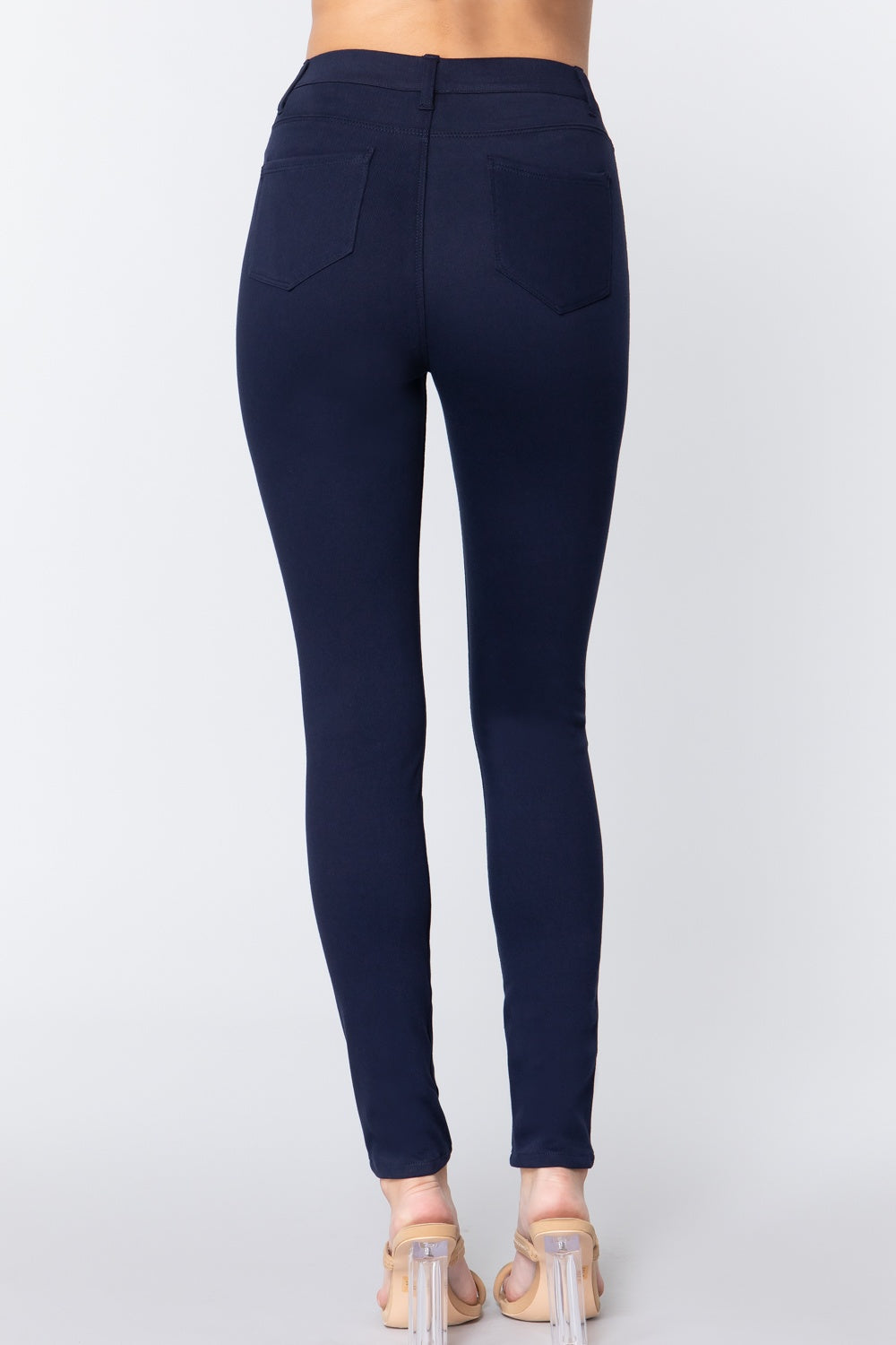 Blue Twill Jeggings