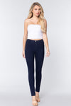 Blue Twill Jeggings