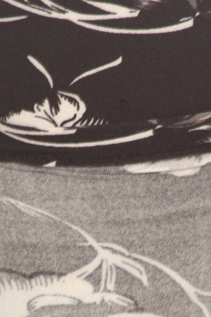 Black Print Leggings