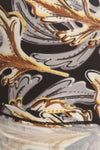 Abstract Leaf Print Leggings