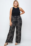 Black Solid Ribbed Tank With Round Neckline