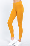 Yellow Cotton Spandex Jersey Long