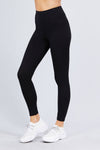 Black Cotton Spandex Jersey Long