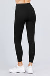 Black Cotton Spandex Jersey Long