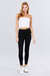 Black Cotton Spandex Jersey Long