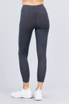 Charcoal Grey Cotton Spandex Jersey Long