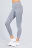 Heather Grey Cotton Spandex Jersey Long