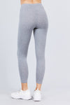 Heather Grey Cotton Spandex Jersey Long