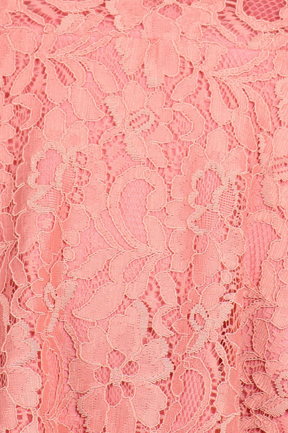 Pink Lace Sleeveless Top
