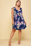 Floral Printed Swing Dress
