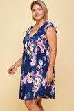Floral Printed Swing Dress