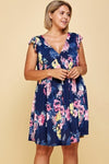 Floral Printed Swing Dress